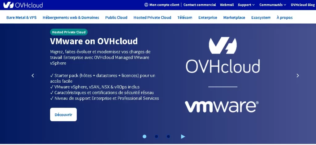 Meilleurs hébergeur web - OVH